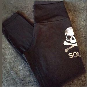 LULULEMON X SoulCycle Size 10 Cropped Leggings